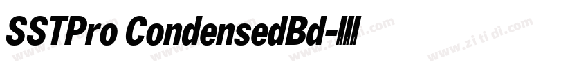 SSTPro CondensedBd字体转换 SSTPro CondensedBd字体转换